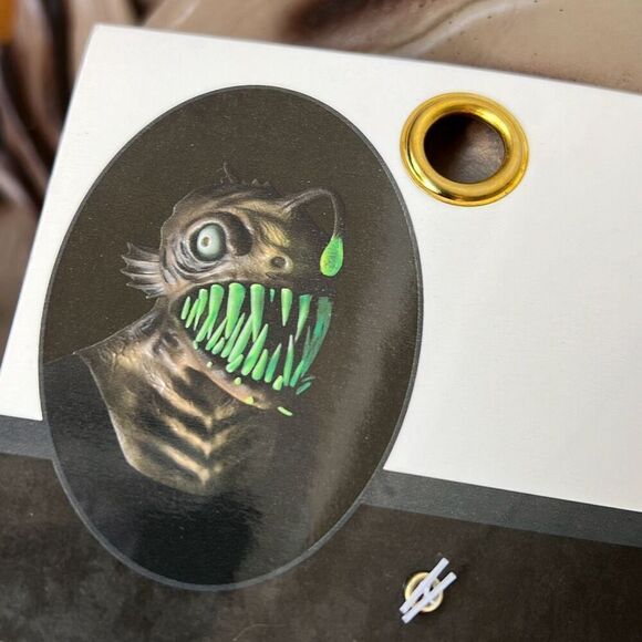 Amscan -Halloween Light Up Angler Fish Scary Mask - One size fits most teens and - Picture 9 of 9